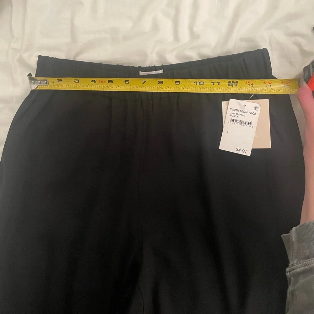 14th & Union Jogger Style Lightweight Relaxed Trousers in Black Sz S - Picture 9 of 11